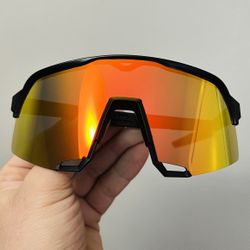NEW Polarized 100% Brand Sport Glasses Baseball/ Softball/ Golf/ Cycling
