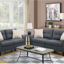 2 Pc Sofa Set