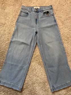 Hollister Wide Leg Light Wash Jeans
