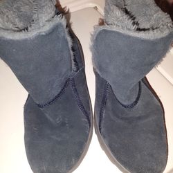 Skechers Women's Blue Boots Size 8