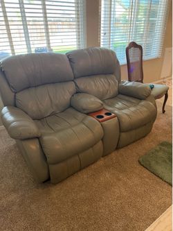 Leather couch