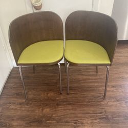 Wood Back Chairs  