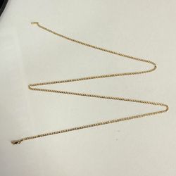 14K Gold Curb Chain