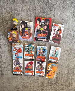 Naruto Books Collection and Figure