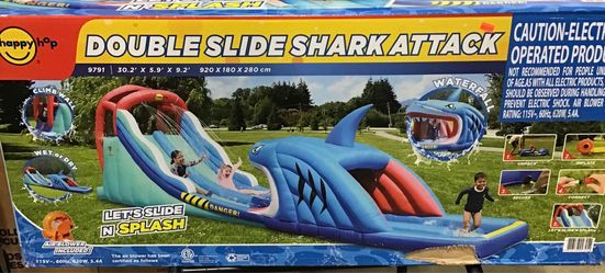 Double Shark Water Slide