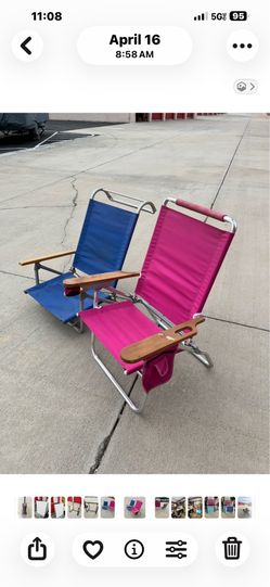 Reclining chairs Beach, concerts ?