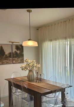 Adjustable height modern chandelier