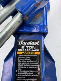Duralast 2 ton scissor jack