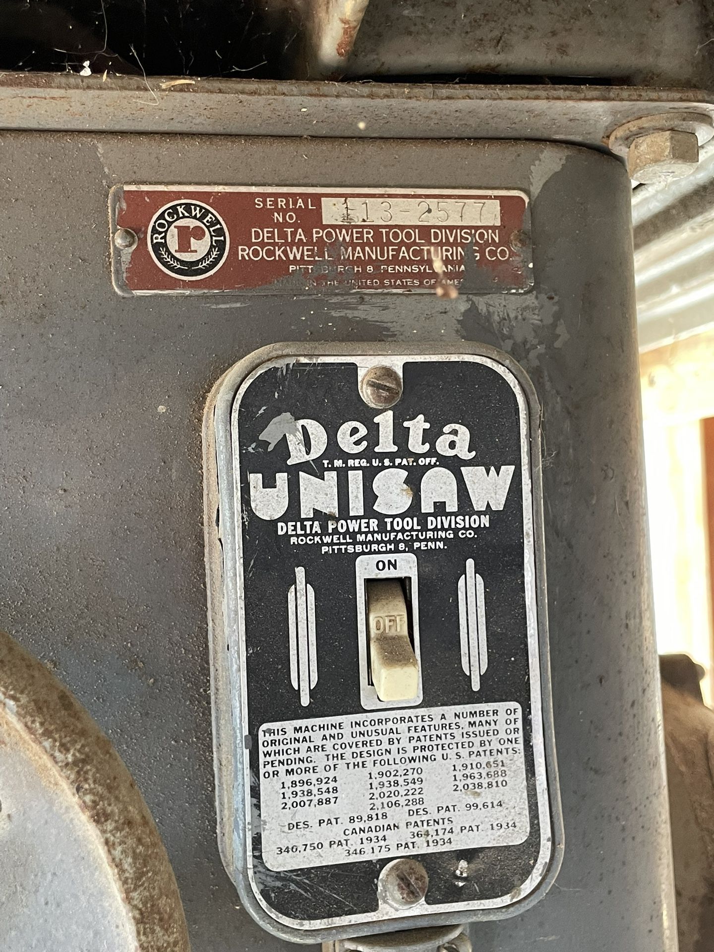 Delta Unused / Table Saw