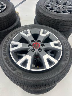 (4) 20" Toyota 4runner TRD SPORT Factory OEM wheels rims Tires Also Fit Tacoma 2024 to 2026 (New) Dealer Take Offs