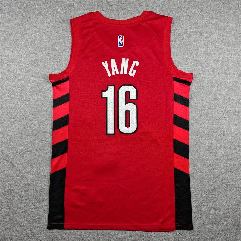 Portland Trail Blazers Yang swingman basketball jerseys S-2XL
