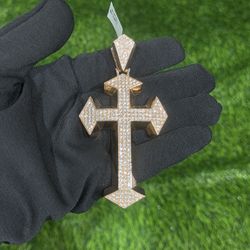 Chrome Hearts Cross Pendant14k Rose Gold