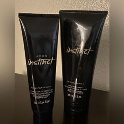 New Avon Instinct Body Wash & Aftershave Set | Bath & Body Wash
