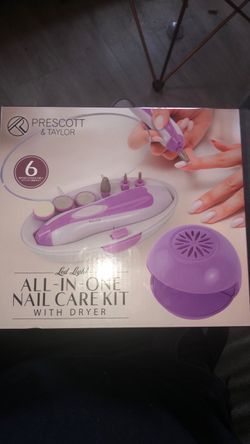 Prescott & Taylor All-in-One Nail Care Kit with Dryer & Olay 2 pack