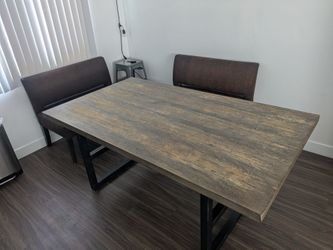 Dinning Table with Benches