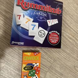 Rummikub & Qwixx Family Games - Complete Sets!