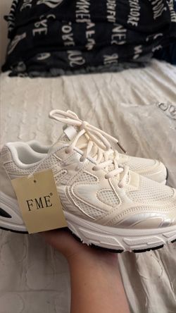White platform shoes
