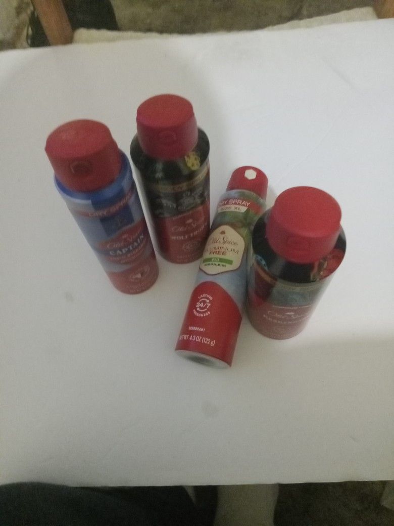 Old Spice Dry Spray, Body Spray, Antiperspirant Deodorant.