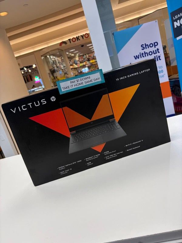 HP Victus 15.6" Gaming Laptop New - Pay $1 DOWN AVAILABLE - NO CREDIT NEEDED