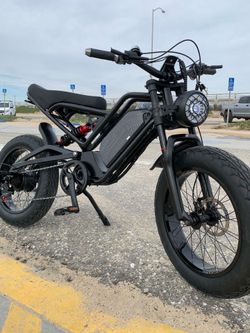 New! Electric Bike, 1500 W, 40mph, Akez E-bike, Black, Red, Blue, Yellow, Free Delivery 🚚 + Lock 🔐