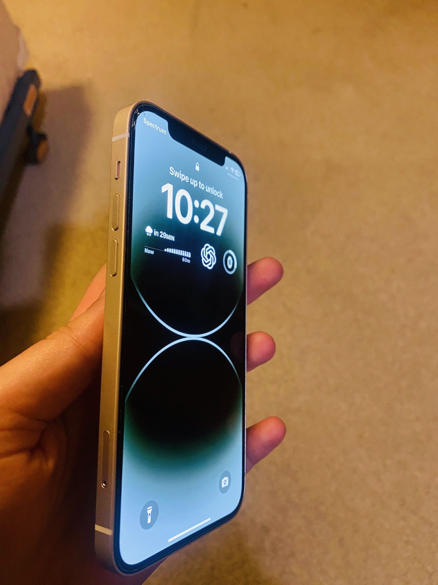 iPhone 12 Unlocked With Apple Phone Case.