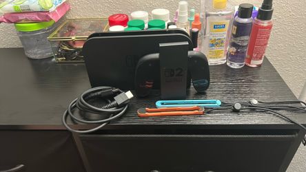 Nintendo switch 2 box with HDMi cable and Adapter