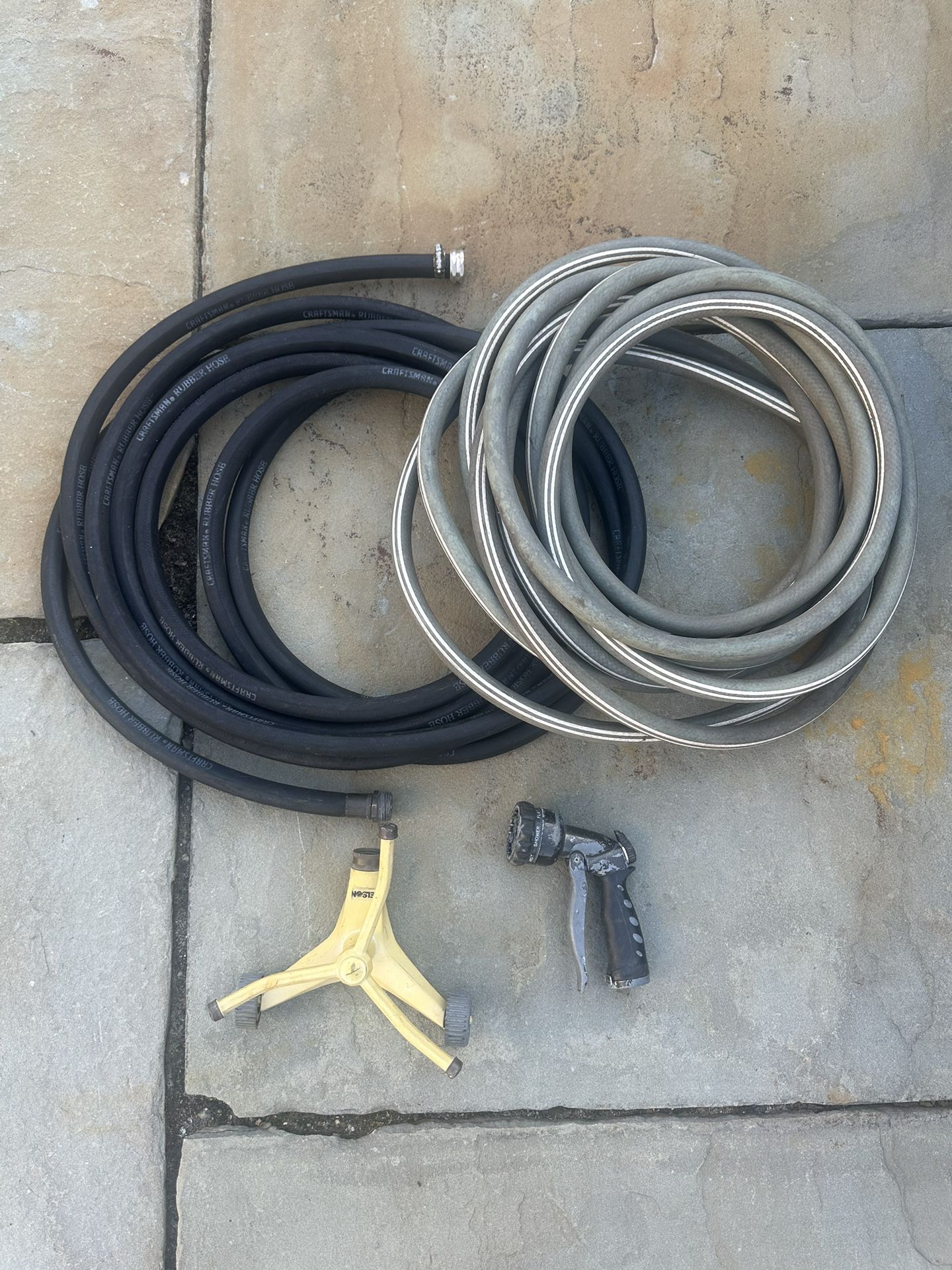 Heavy Duty Hoses With Free Sprinkler And Nozzle 