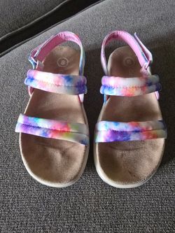 Cat & Jack Girls Sandals Size 8