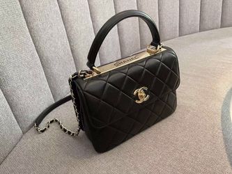 Chanel chendy cc black shoulder bag