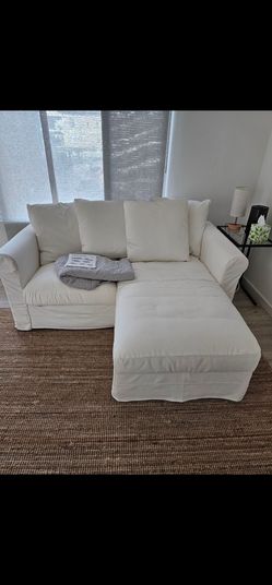 🤍🙌 Sectional Very Clean white no stains!!