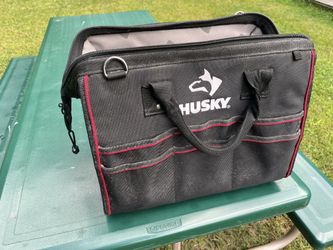 Husky 15 Inch Contractor's Multi-Purpose Water-Resistant Tool Bag