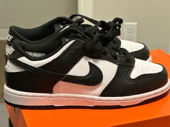 Youth Nike Dunk Low White/Black