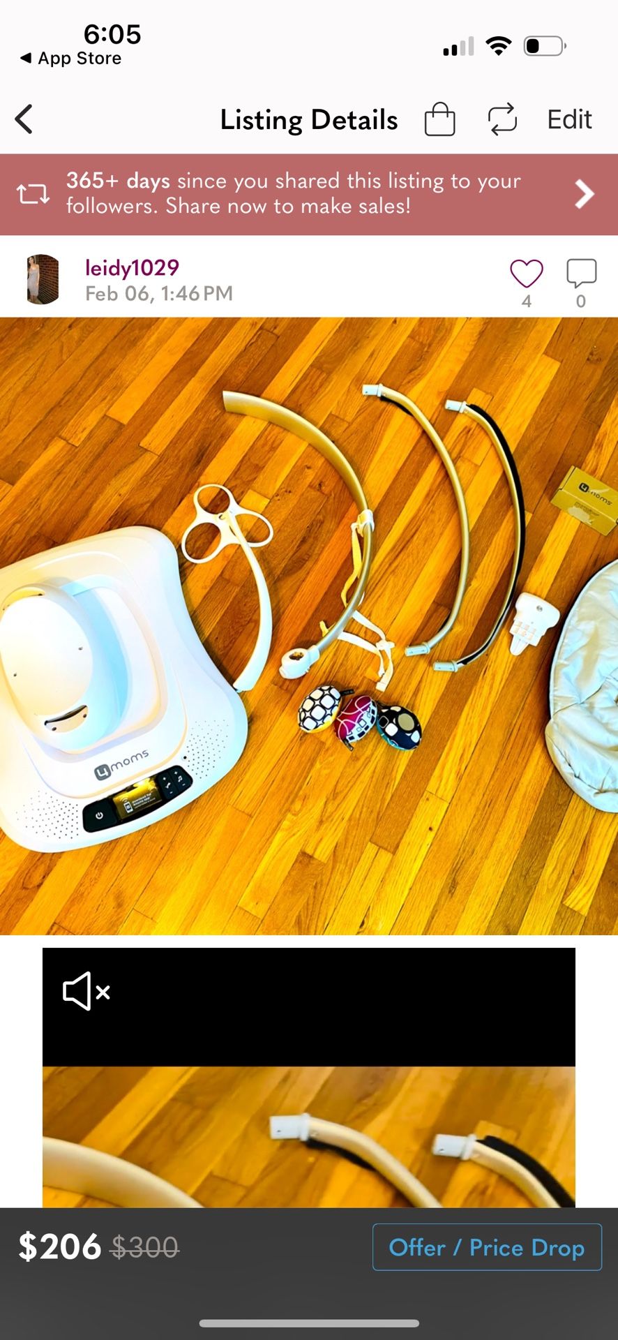 4moms mamaroo swing