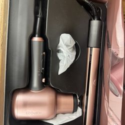 Hair Dryer And Flat Irons Set 