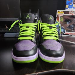 Air Jordan 1 Mid - Night Vision Joker
