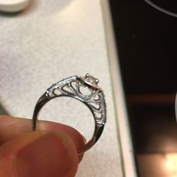 Diamond ring 1/2 carat filigree