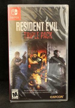SEALED NEW RESIDENT EVIL TRIPLE PACK NINTENDO SWITCH