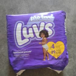Luvs Diapers Size 4