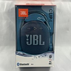 JBL Clip 4 Wireless Portable Bluetooth Speaker Blue