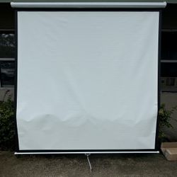 90 Inch Manual Pull Down Screen 