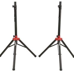 NEW! 2 Fender Compact Speaker Stands, with Bag