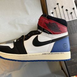 Jordan 1 Retro High OG SP Fragment x Union LA Varsity Red Sport Royal