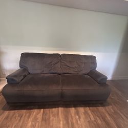 Oversized Gray Reclining Couch – Must Go This Week