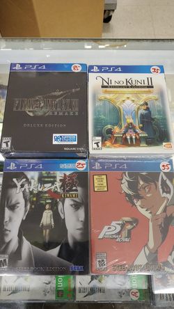 Ps4 games collector edition brand new