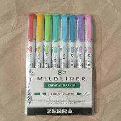 Zebra Brand Mildliner Creative Dual Tip Markers