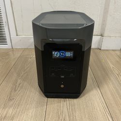 EF ECOFLOW Portable Power Station DELTA Max, 2000W LFP Solar Generator, Full Charge in 1 Hr, 1612Wh Solar Powered Generator for Home Backup 