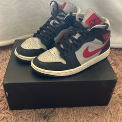 Red Grey Black Jordan’s 1 