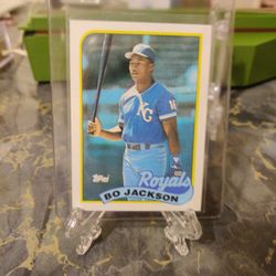 89 Topps Bo Jackson Card Number 540 