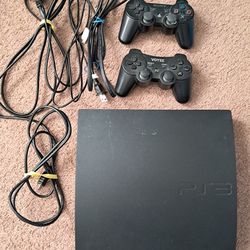 Sony PS3 With 8 Games  ( 5 With Manuals)  Trade For Dumbells 