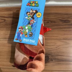 Mario Beach Towel